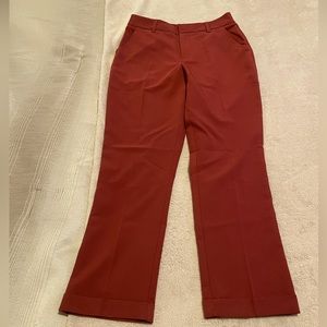 Burnt Orange Cropped Work Pants From Forever 21 in Size XS